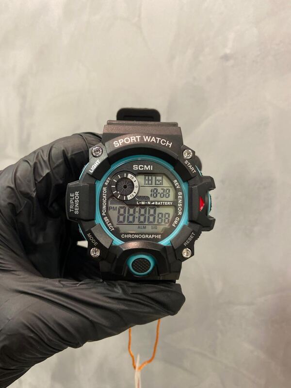 Relogio Digital Esportivo Tipo G-Shock Preto