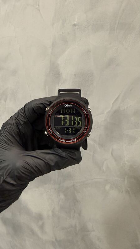 Smartwatch Cronografo Pulseira Laranja
