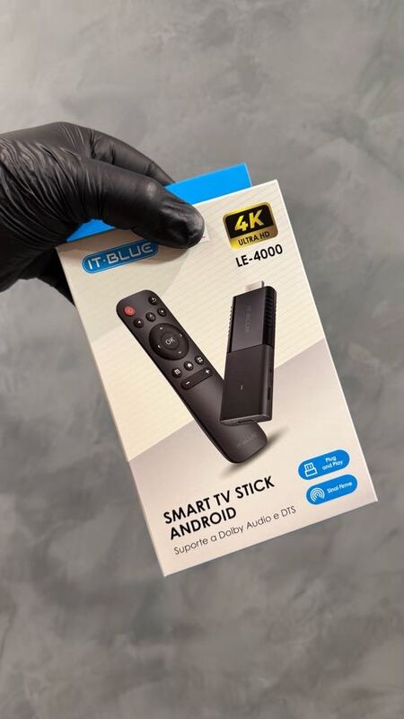 Android TV Stick Compacto Portátil