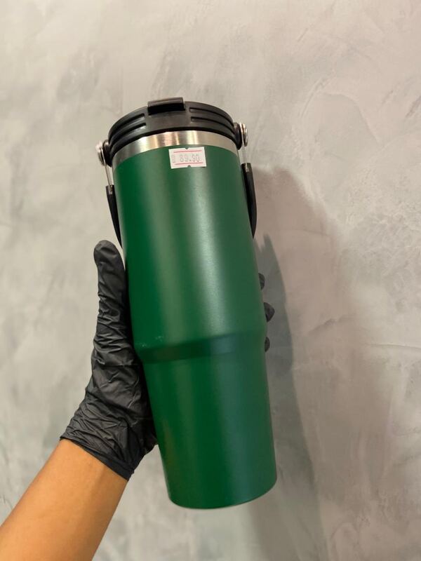 Garrafa Térmica Verde Escuro Premium